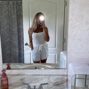 Holster white romper